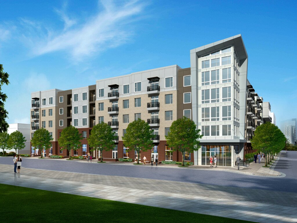 Rendering of the Crossing at Dengaro Market. Image courtesy Argyle Residential