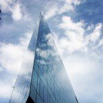Denvers triangle building denver architecture modern trianglebuilding downtown unionstation constructionhellip