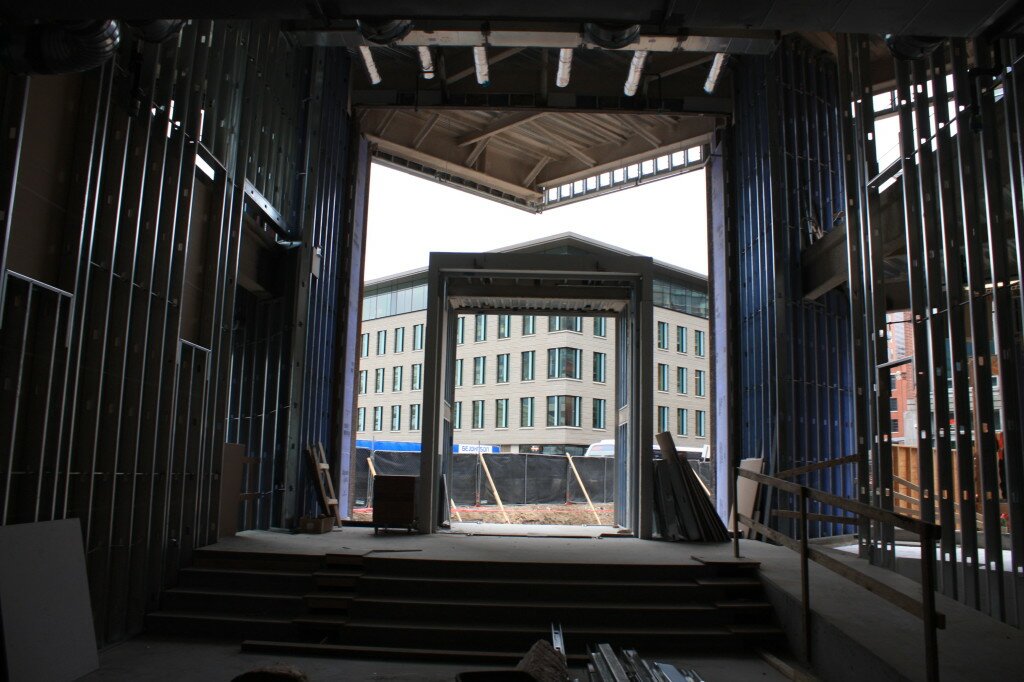 Lobby of the Triangle Building. 