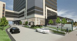 Rendering of One Belleview Station. Courtesy Gensler.