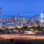 denverskyline downtowndenver architecture construction twilight longexposure denver milehighcity 303 coloradohellip
