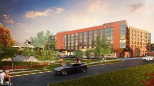 Rendering of the Westin Greenwood Village. Image courtesy Arrival Partners.