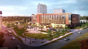 Rendering of the Westin Greenwood Village. Image courtesy Arrival Partners.