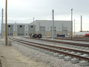 Commuter rail maintenance facility. Image courtesy RTD. 
