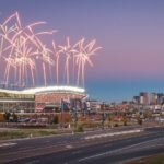 Sunday night Football nfl denver denverbroncos football fireworks skyline architecturehellip Sunday night Football nfl denver denverbroncos football fireworks skyline architecturehellip