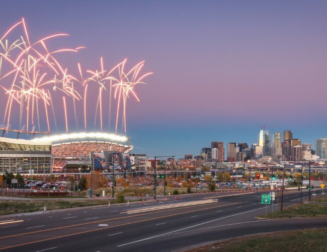 Denver Broncos Skyline