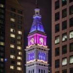 DampF Tower Denver highrise downtowndenver denver denvernights architecture denverafterdark skyscraperhellip
