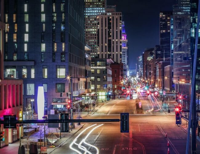 16th Street Denver: #downtowndenver #denver #denver_afterdark #lodo #unionstation #longexposure #architecture #architecturelover #denverphotographer #colorado #coloradophotographer #milehighcity #303