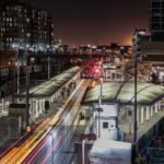 Denver Light Rail denver denverafterdark downtowndenver lightrail trains colorado masstransithellip